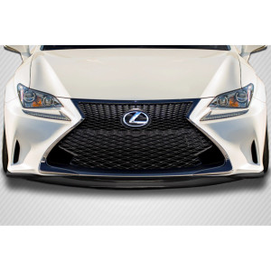 2015-2018 Lexus RC Series RC200T RC350 SBZ Front Lip Under Spoiler - 1 Piece ( F-Sport Model Only ) - image 1
