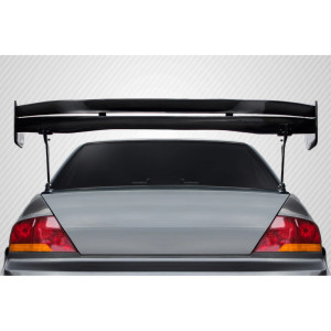 2002-2007 Mitsubishi Lancer 2003-2006 Mitsubishi Lancer Evolution 8 9 Carbon Creations VTX Trunk Lid Spoiler - 5 Piece - image 1