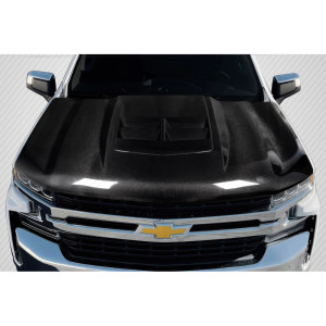 2019-2023 Chevrolet Silverado 1500 Carbon Creations ZL1 Look Hood - 1 Piece - image 1