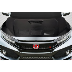 2017-2021 Honda Civic TypeR Carbon Creations EVS Hood - 1 Piece - image 1 2017-2021 Honda Civic TypeR Carbon Creations EVS Hood - 1 Piece - image 1