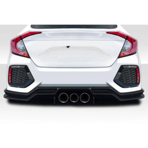2016-2021 Honda Civic 4DR Broman Rear Lip Spoiler Air Dam - 3 Pieces - image 1