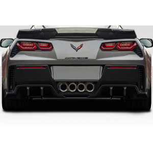 2014-2019 Chevrolet Corvette C7 Duraflex Exe Rear Diffuser - 2 Pieces - image 1