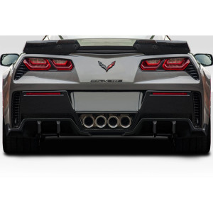 2014-2019 Chevrolet Corvette C7 Exe Rear Diffuser - 2 Pieces - image 1