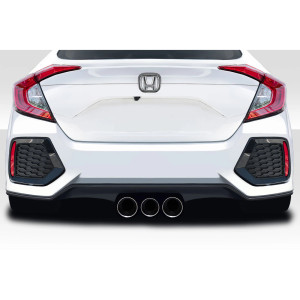 2016-2021 Honda Civic 4DR Duraflex RBT Widebody Look Rear Bumper - 1 Piece - image 1