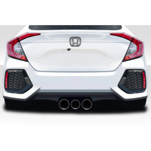 2016-2021 Honda Civic 4DR RBT Widebody Look Rear Bumper - 1 Piece - image 1