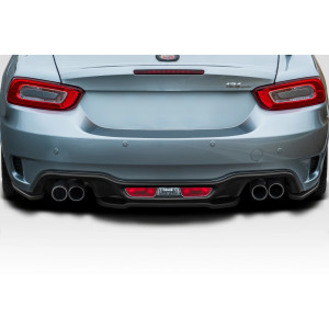 2017-2020 Fiat 124 Spider Abarth Duraflex Speed Rear Lip Spoiler Splitters - 3 Pieces - image 1