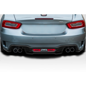 2017-2020 Fiat 124 Spider Abarth Speed Rear Lip Spoiler Splitters - 3 Pieces - image 1