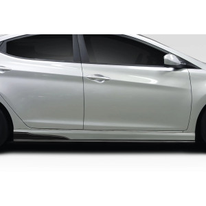 2011-2013 Hyundai Elantra Duraflex SQR Side Skirts -2 Piece - image 1 2011-2013 Hyundai Elantra Duraflex SQR Side Skirts -2 Piece - image 1