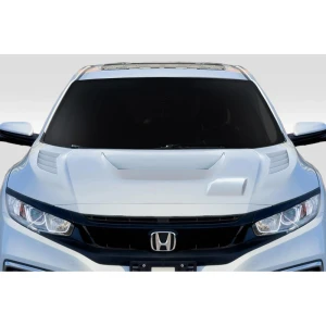 2016-2021 Honda Civic Time Attack Hood - 1 Piece - image 1