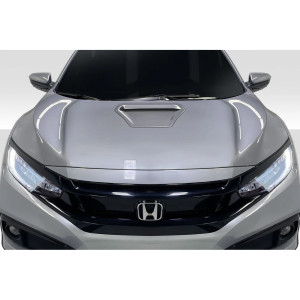 2016-2021 Honda Civic Duraflex Type R Look Hood - 1 Piece - image 1 2016-2021 Honda Civic Duraflex Type R Look Hood - 1 Piece - image 1