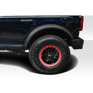 2021-2023 Ford Bronco Duraflex Bigfoot Rear Fender Flares - 2 Pieces - image 1 2021-2023 Ford Bronco Duraflex Bigfoot Rear Fender Flares - 2 Pieces - image 1