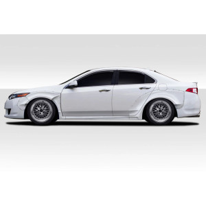 2009-2014 Acura TSX Duraflex Khan Wide Body Fender Flare Kit - 10 Piece - image 1 2009-2014 Acura TSX Duraflex Khan Wide Body Fender Flare Kit - 10 Piece - image 1