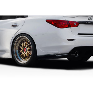 2014-2017 Infiniti Q50 Duraflex D-Style Rear Side Aprons - 2 Piece - image 1 2014-2017 Infiniti Q50 Duraflex D-Style Rear Side Aprons - 2 Piece - image 1