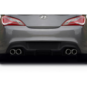 2010-2016 Hyundai Genesis Coupe Duraflex Twins Rear Diffuser - 1 Piece - image 1