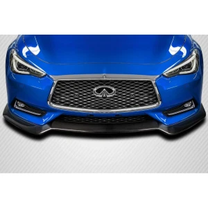 2017-2022 Infiniti Q60 AP Carbon Fiber Front Lip - image 1