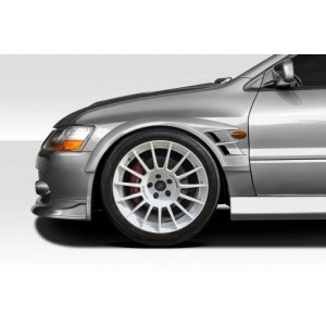 2003-2006 Mitsubishi Lancer Evolution 8 9 Duraflex Cyber Front Fender Flares - 2 Pieces - image 1