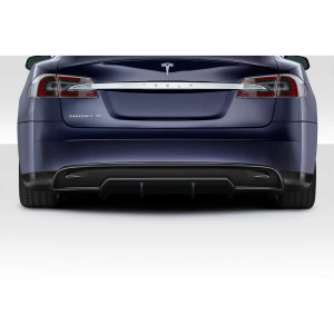 2012-2015 Tesla Model S Duraflex Energon Rear Diffuser - 1 Piece - image 1