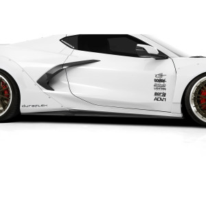 2020-2025 Chevrolet Corvette C8 Duraflex Gran Veloce Wide Body Side Skirt Rocker Panel Splitters - 2 Pieces - image 1 2020-2025 Chevrolet Corvette C8 Duraflex Gran Veloce Wide Body Side Skirt Rocker Panel Splitters - 2 Pieces - image 1