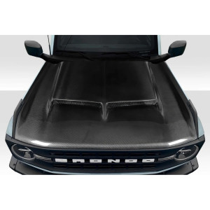 2021-2023 Ford Bronco Carbon Creations GT500 Hood - 1 Piece - image 1