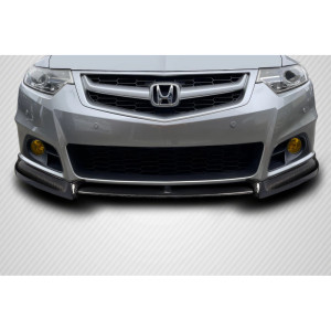 2009-2014 Acura TSX Carbon Creations HFP V3 Look Front Lip Spoiler Air Dam - 3 Pieces - image 1