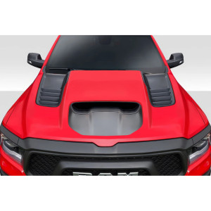 2019-2025 Dodge Ram 1500 Duraflex TRX Look Hood - 1 Piece - image 1 2019-2025 Dodge Ram 1500 Duraflex TRX Look Hood - 1 Piece - image 1