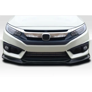 2016-2018 Honda Civic 2DR 4DR Yoka Front Lip Spoiler Air Dam - 3 Pieces - image 1