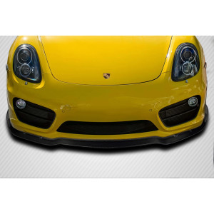 2014-2016 Porsche Cayman Carbon Creations Motox Front Lip Spoiler Air Dam - 1 Piece - image 1