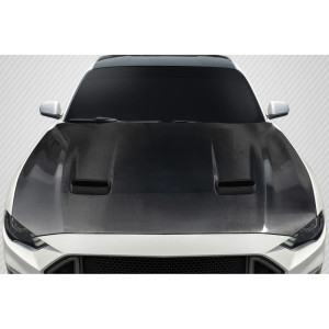 2018-2023 Ford Mustang Carbon Creations OEM Look Hood - 1 Piece - image 1