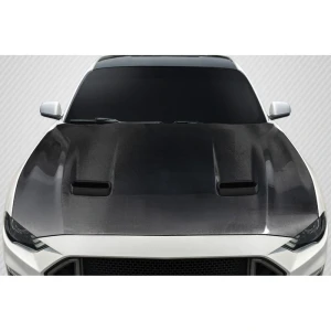 2018-2023 Ford Mustang OEM Look Carbon Fiber Hood - image 1