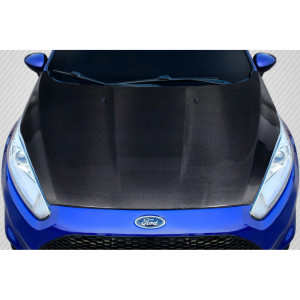 2014-2019 Ford Fiesta Carbon Creations OEM Look Hood - 1 Piece - image 1