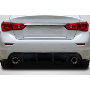 2014-2017 Infiniti Q50 Carbon Creations VIP Rear Diffuser - 1 Piece - image 1
