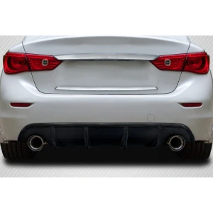 2014-2017 Infiniti Q50 VIP Carbon Fiber Rear Lip - image 1