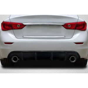 2014-2017 Infiniti Q50 VIP Carbon Fiber Rear Lip - image 1
