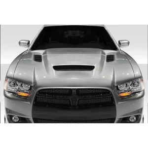 2011-2014 Dodge Charger Hellcat Redeye Look hood - 1 Piece - image 1
