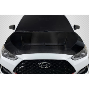 2019-2021 Hyundai Veloster Carbon Creations J Speed Hood - 1 Piece - image 1
