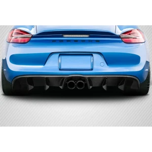 2014-2016 Porsche Cayman Motox Rear Diffuser - 3 Pieces - image 1