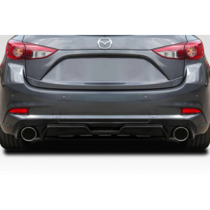 2017-2018 Mazda 3 5dr Hatchback MKS Rear Diffuser - 1 Piece - image 1