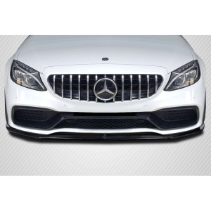 2015-2018 Mercedes Benz W205 C-Class / 2015-2018 Mercedes Benz C43 AMG Power Front Lip Spoiler Air Dam - 1 Piece - image 1