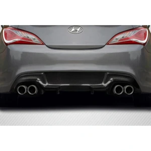 2010-2016 Hyundai Genesis Twins Carbon Fiber Rear Lip - image 1