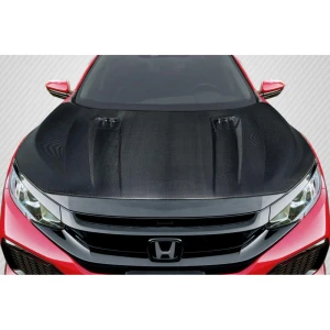 2016-2021 Honda Civic Broman Carbon Fiber Hood - image 1