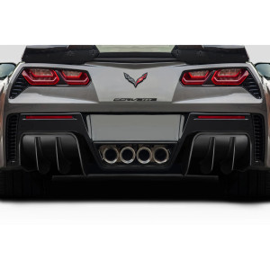 2014-2019 Chevrolet Corvette C7 Duraflex GTR Rear Diffuser - 2 Pieces - image 1
