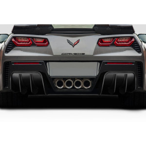 2014-2019 Chevrolet Corvette C7 GTR Rear Diffuser - 2 Pieces - image 1