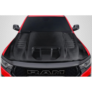 2021-2024 Ram 1500 TRX Carbon Creations TRX Look Hood - 1 Piece - image 1 2021-2024 Ram 1500 TRX Carbon Creations TRX Look Hood - 1 Piece - image 1