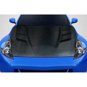 2009-2020 Nissan 370Z Z34 Carbon Creations R Concept Hood - 1 Piece - image 1 2009-2020 Nissan 370Z Z34 Carbon Creations R Concept Hood - 1 Piece - image 1