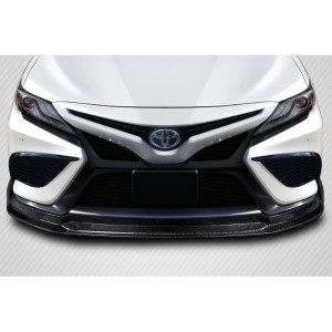 2018-2023 Toyota Camry Carbon Creations R Spec Front Lip Spoiler Air Dam - 1 Piece - image 1