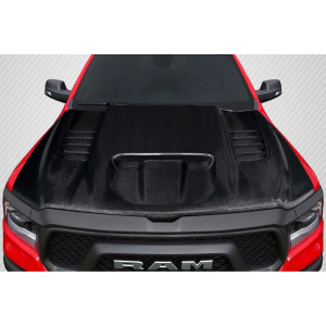 2019-2025 Dodge Ram 1500 Carbon Creations TRX Look Hood - 1 Piece - image 1 2019-2025 Dodge Ram 1500 Carbon Creations TRX Look Hood - 1 Piece - image 1