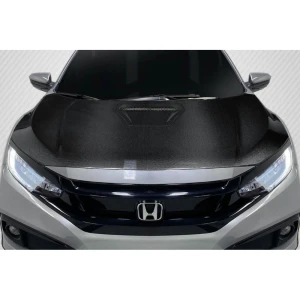 2016-2021 Honda Civic Type R Look Carbon Fiber Hood - image 1