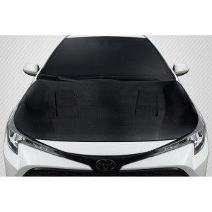 2020-2025 Toyota Corolla Hatchback / 2020-2025 Corolla Sedan Carbon Creations Velocity Hood - 1 Piece - image 1