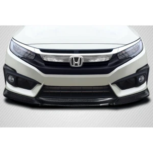 2016-2018 Honda Civic Yoka Carbon Fiber Front Lip - image 1