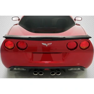 2005-2013 Chevrolet Corvette Flow Wave Carbon Fiber Rear Wing - image 1